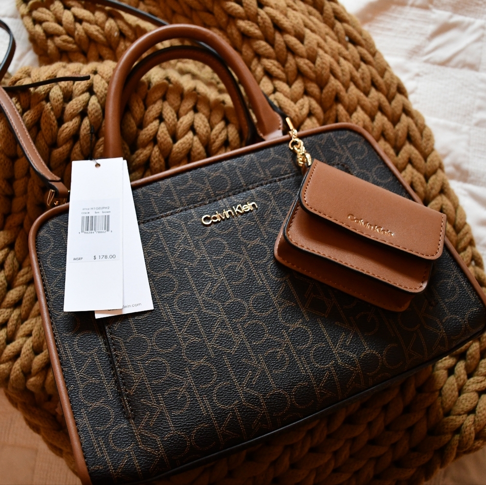 Calvin Klein Brown and Black Women's Bag Set
